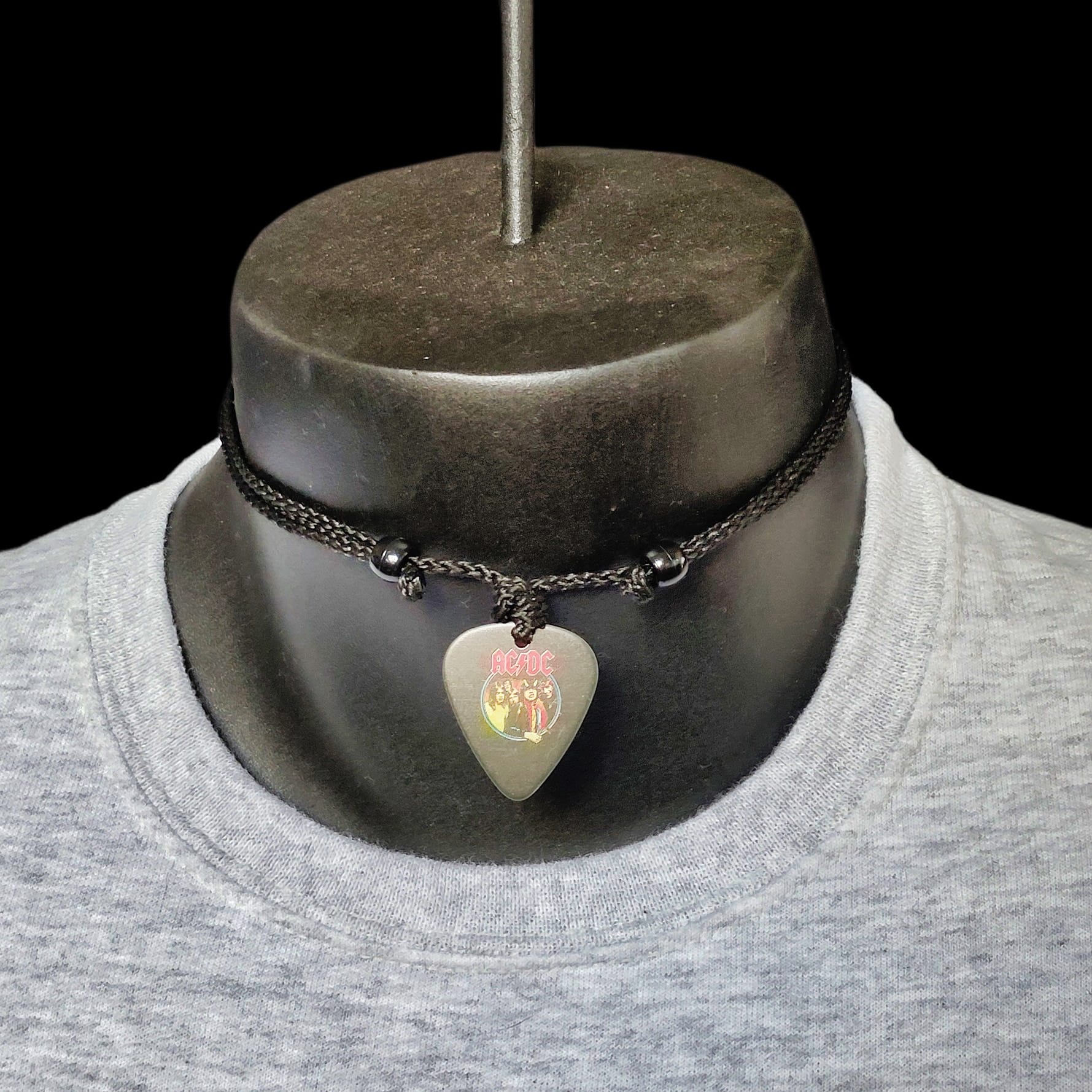 ACDC "Highway to Hell" Guitar Pick Necklace - Image 5