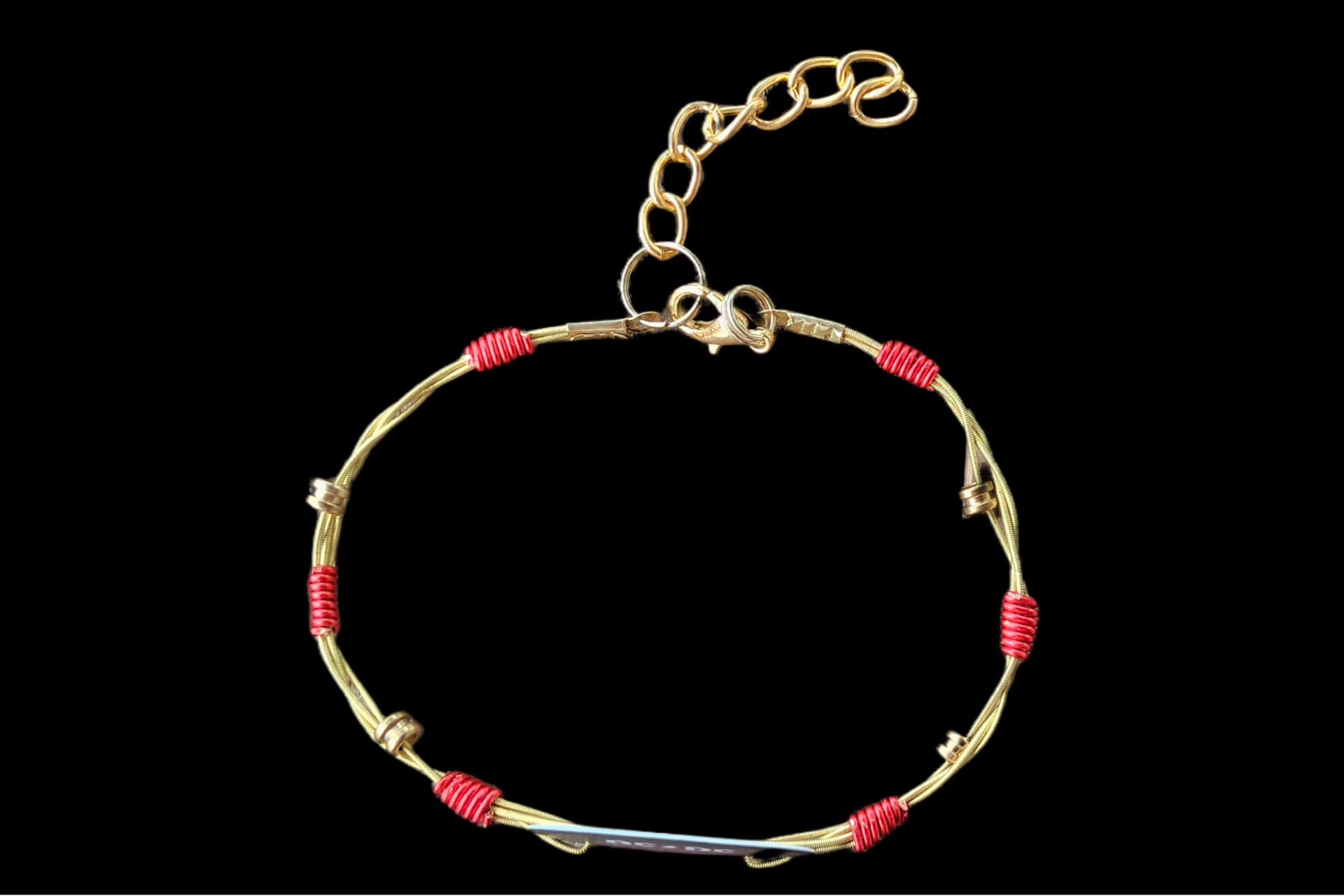 ACDC Guitar String Bracelet with Rock and Roll Train - Image 6