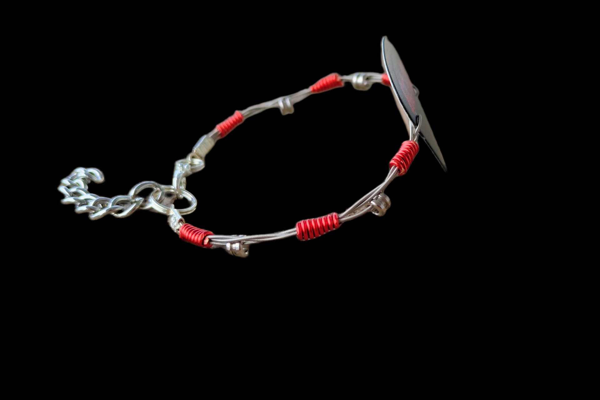 ACDC "Back in Black" Guitar String Bracelet - Image 3