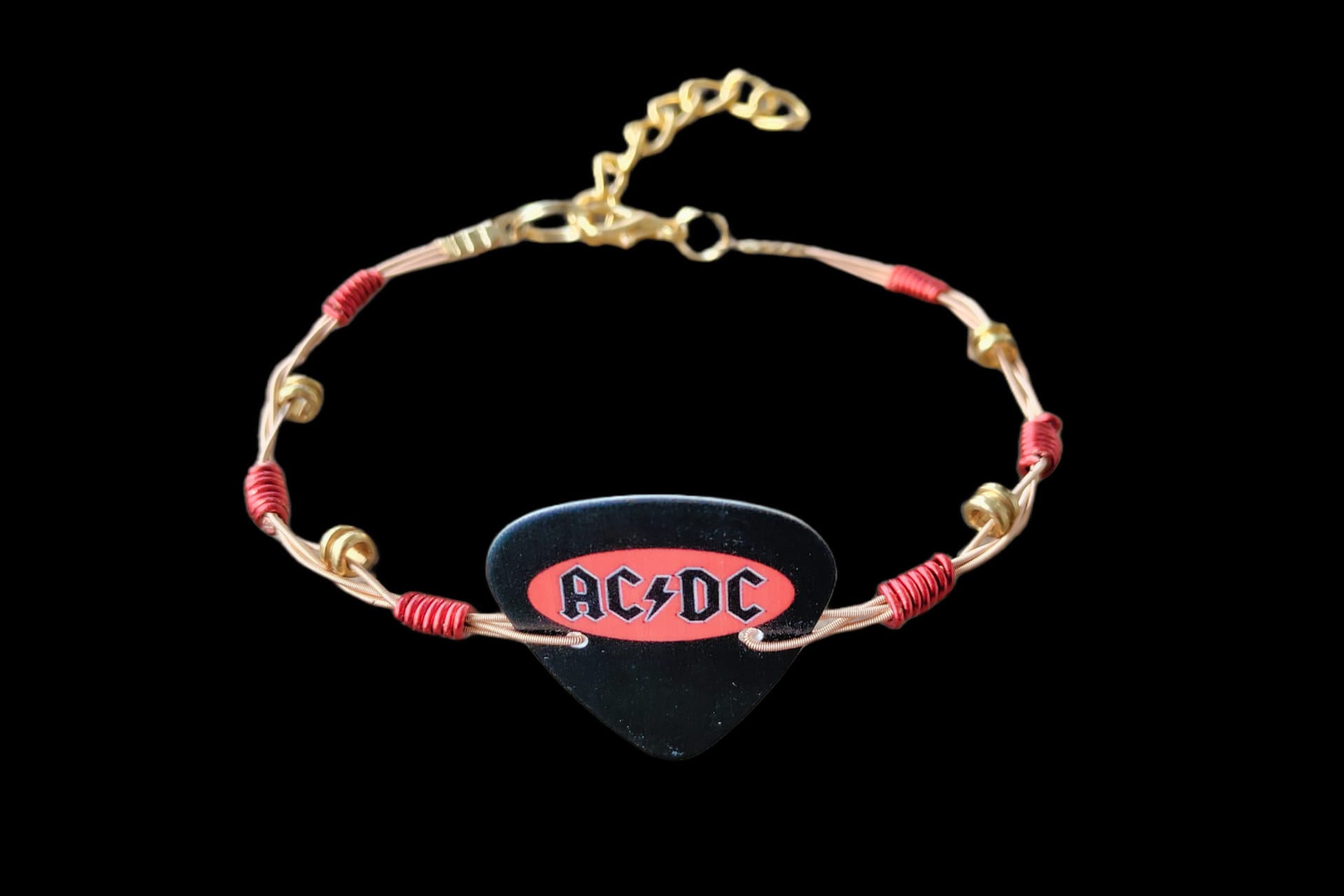 ACDC Guitar String Bracelet - Restrumed.com - Upcycled Guitar String ...