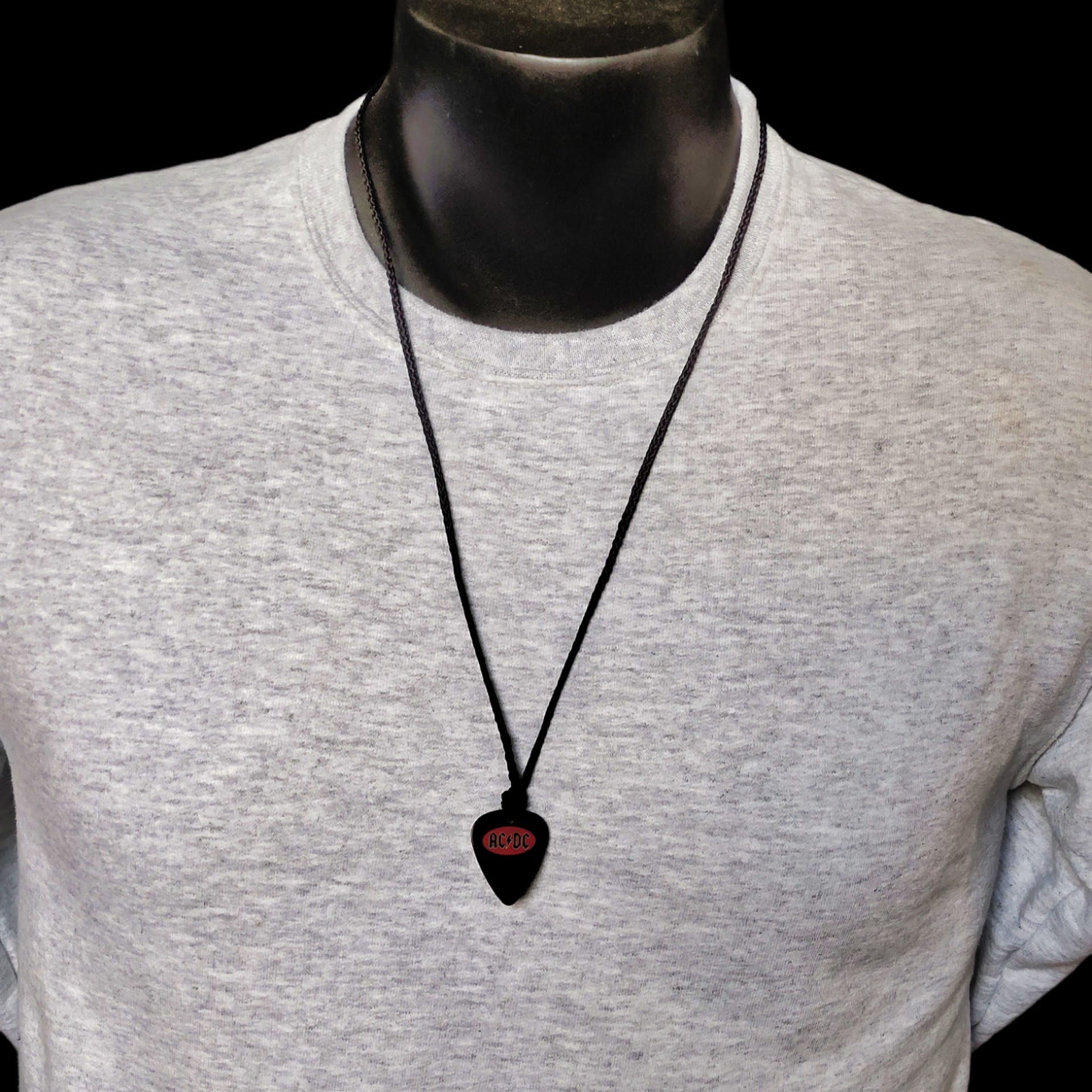 ACDC Guitar Pick Necklace - Image 2