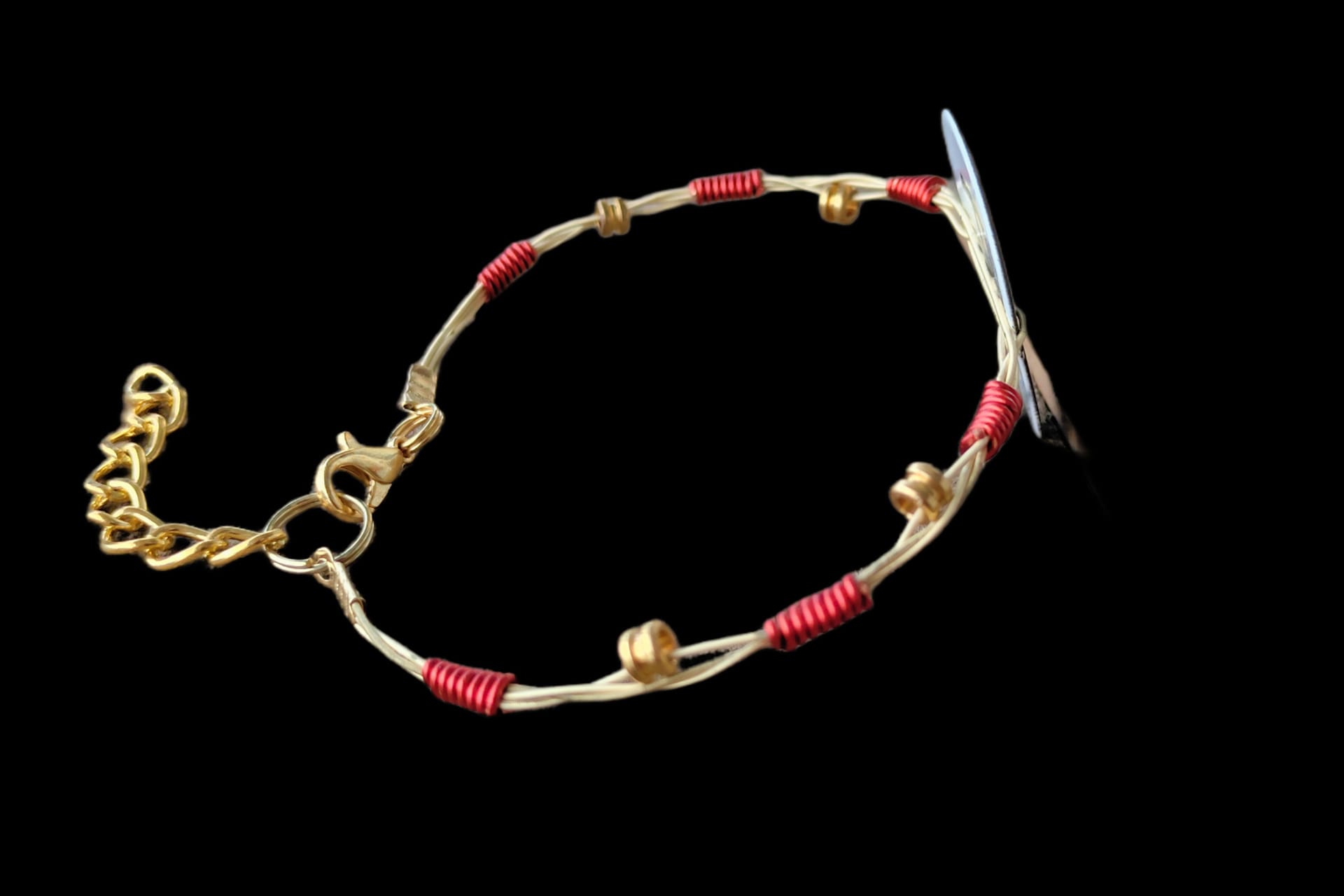 ACDC "Back in Black" Guitar String Bracelet - Image 10