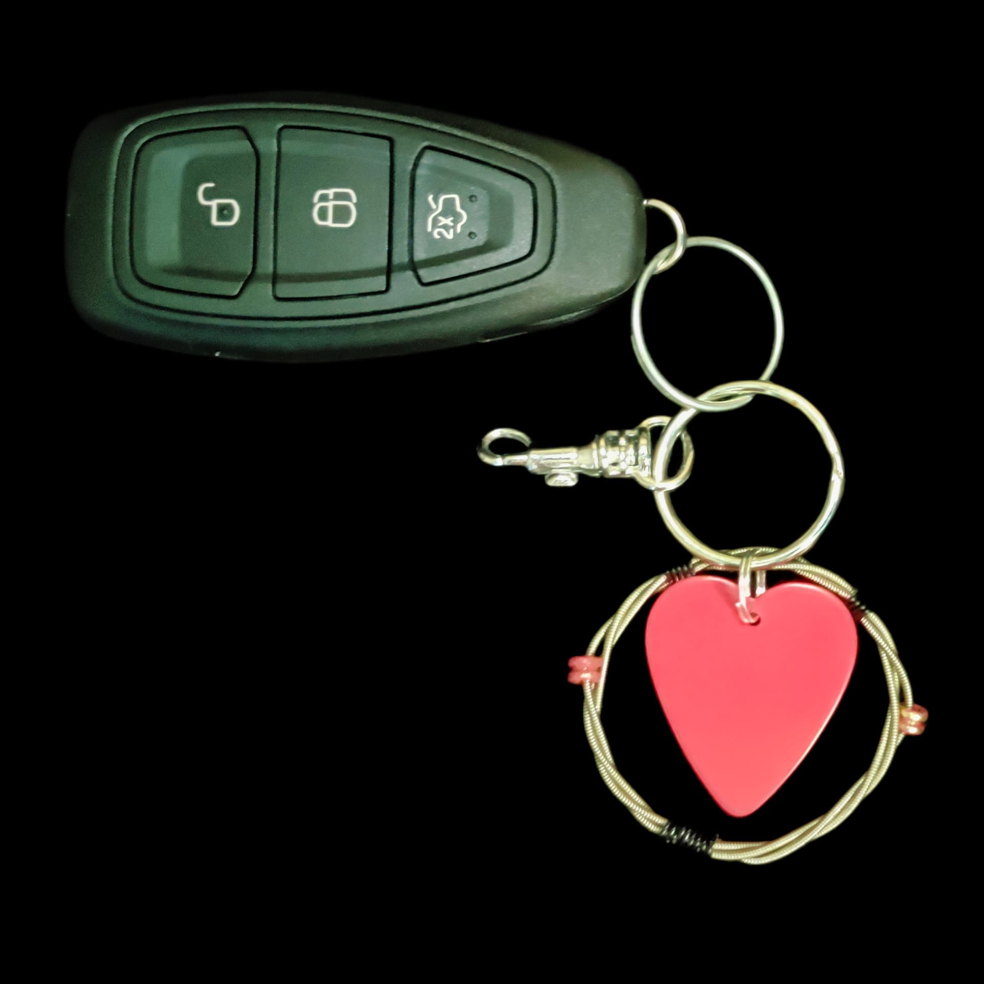 American Girl Guitar String Keychain - Image 4