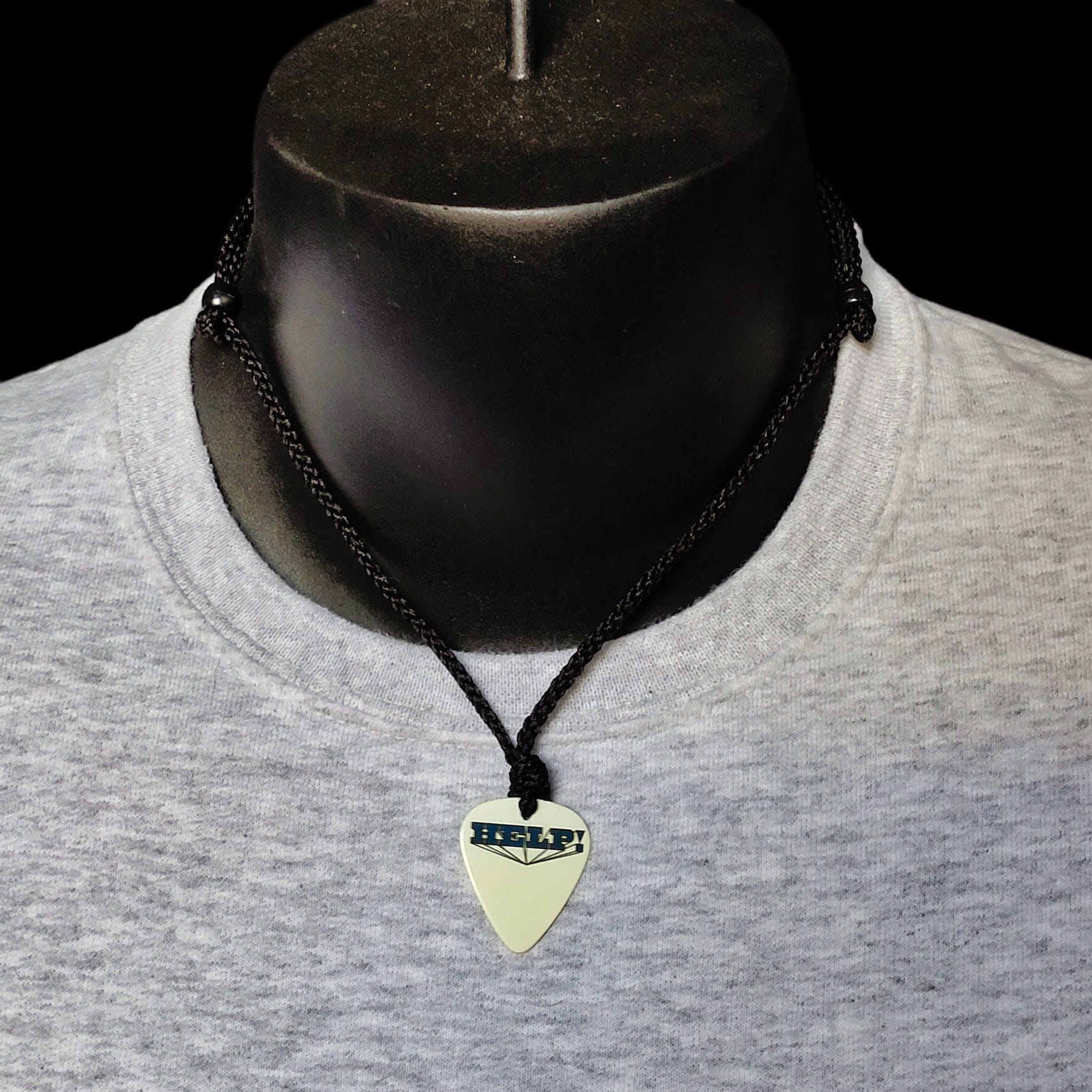 The Beatles "Help" Guitar Pick Necklace - Image 3