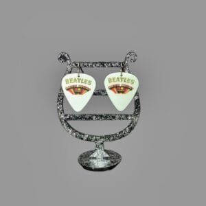 The Beatles Magical Mystery Tour Guitar Pick Earrings - Image 2