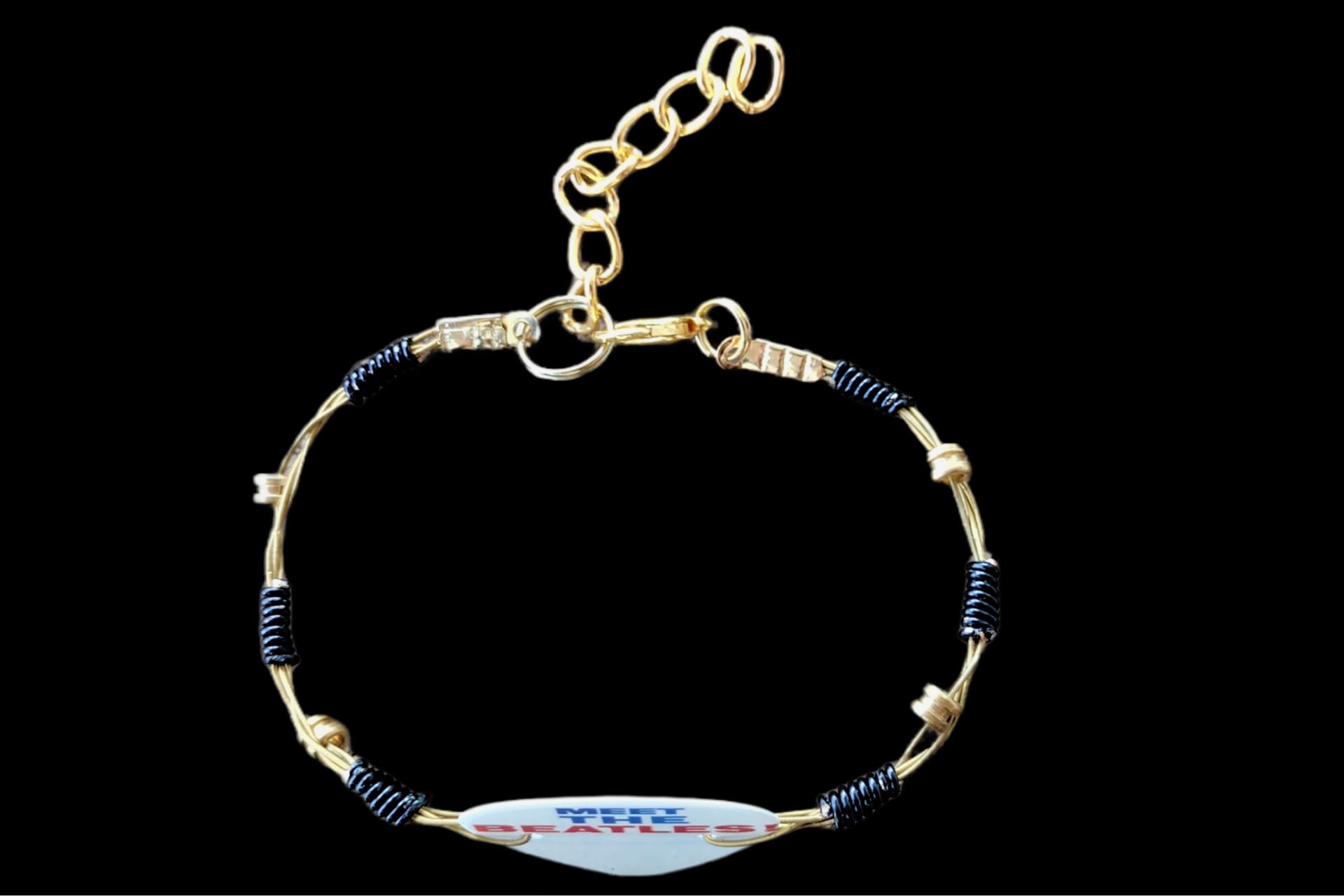 The Beatles "Meet the Beatles" Guitar String Bracelet - Image 6
