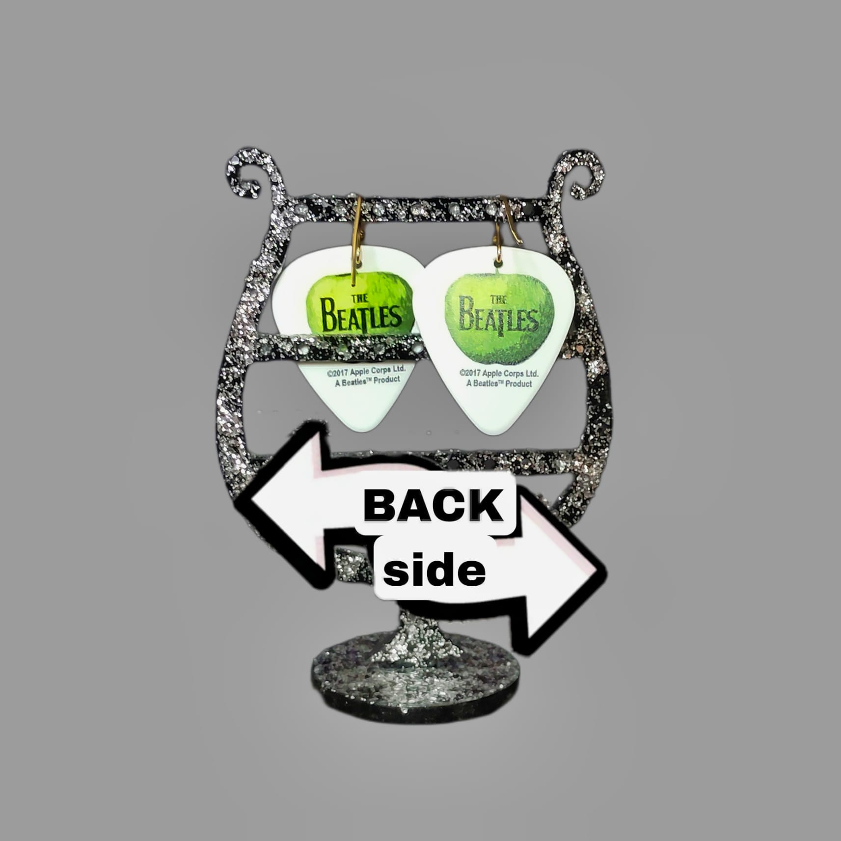 The Beatles Sergeant Pepper's Lonely Hearts Club Band Guitar Pick Earrings - Image 19