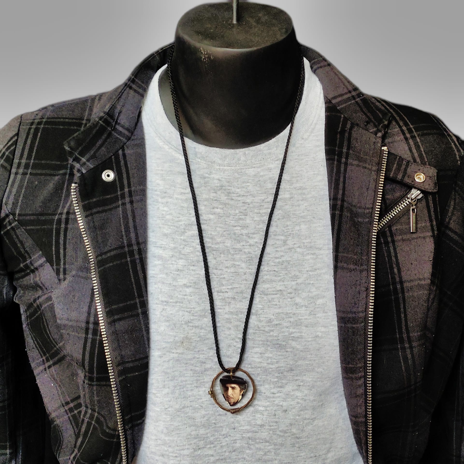 Bob Dylan Guitar String Necklace