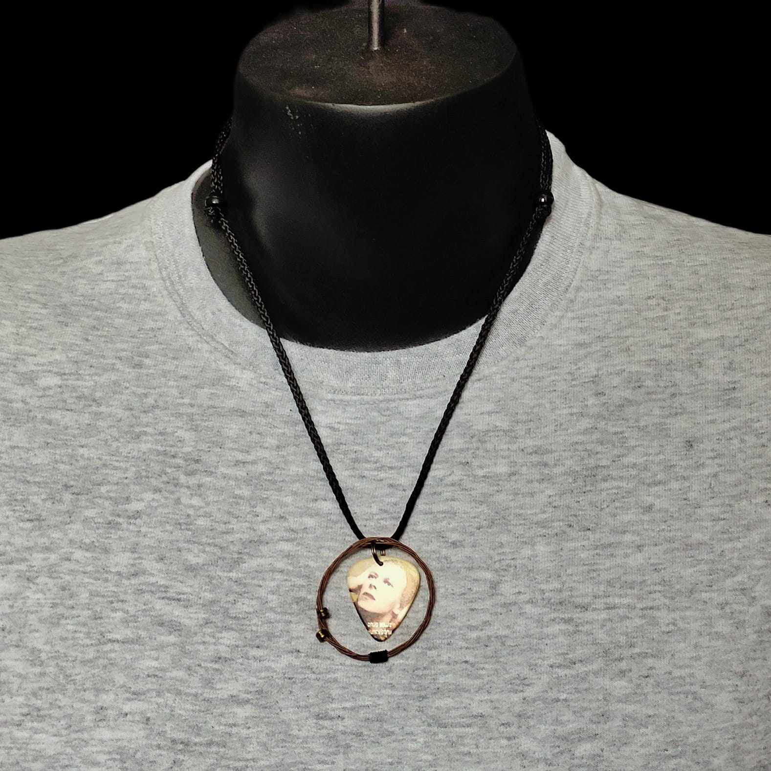 David Bowie "Hunky Dory" Guitar String Necklace - Image 4
