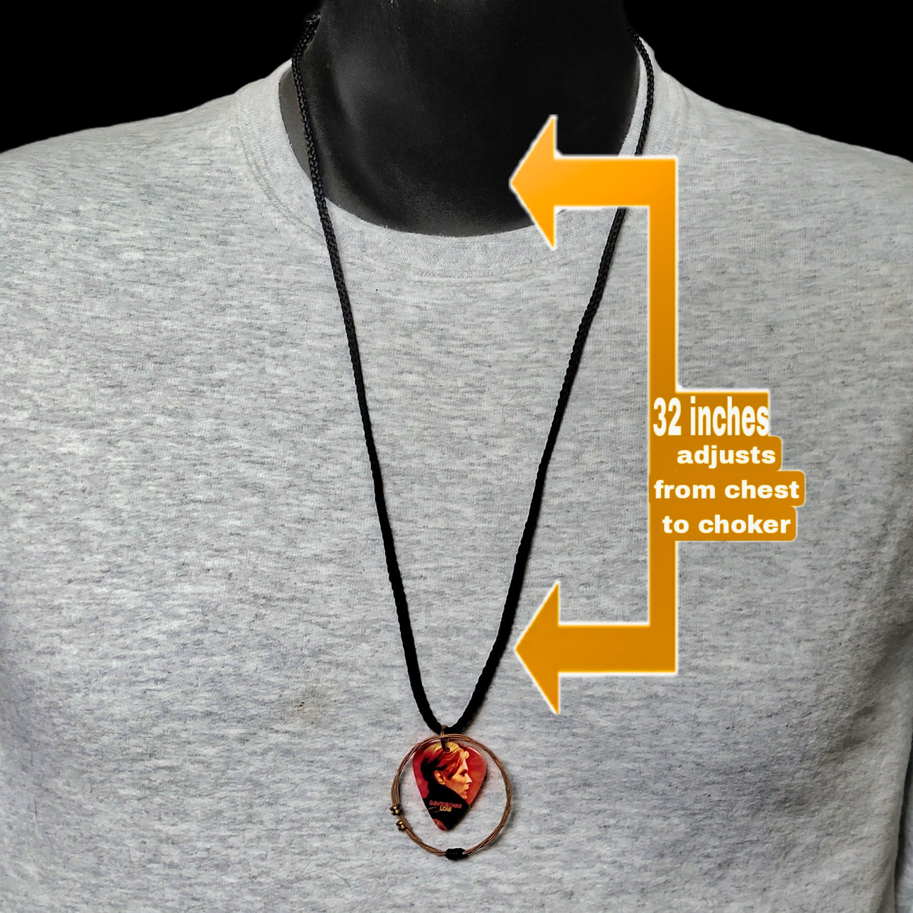 David Bowie "Low" Guitar String Necklace - Image 3