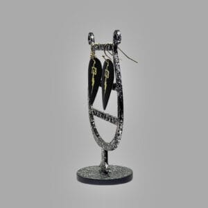 Elvis Presley "TCB" Lightning Bolt Guitar Pick Earrings - Image 10
