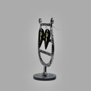 Elvis Presley "TCB" Lightning Bolt Guitar Pick Earrings - Image 5