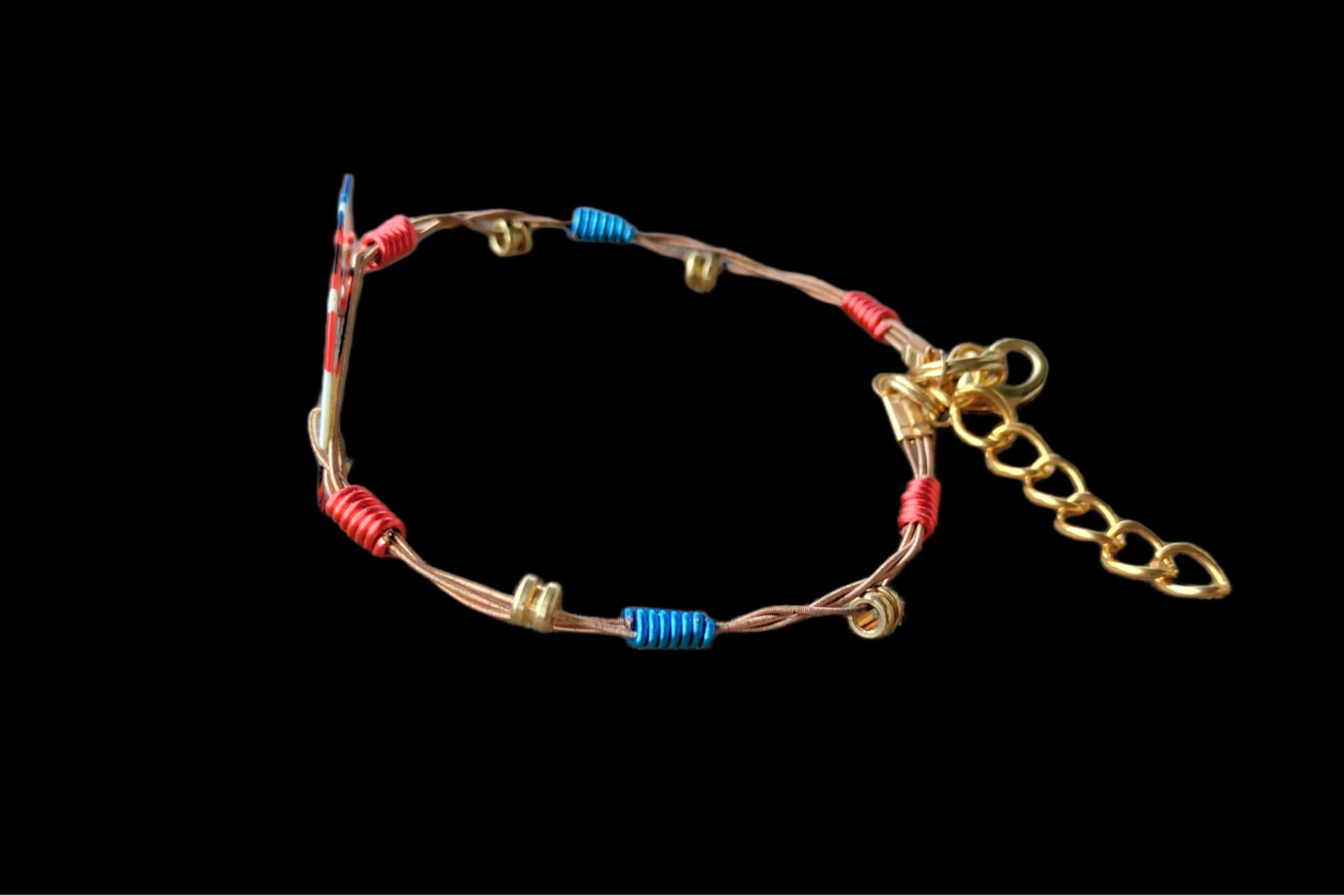 Fender "Confetti" Guitar String Bracelet - Image 9