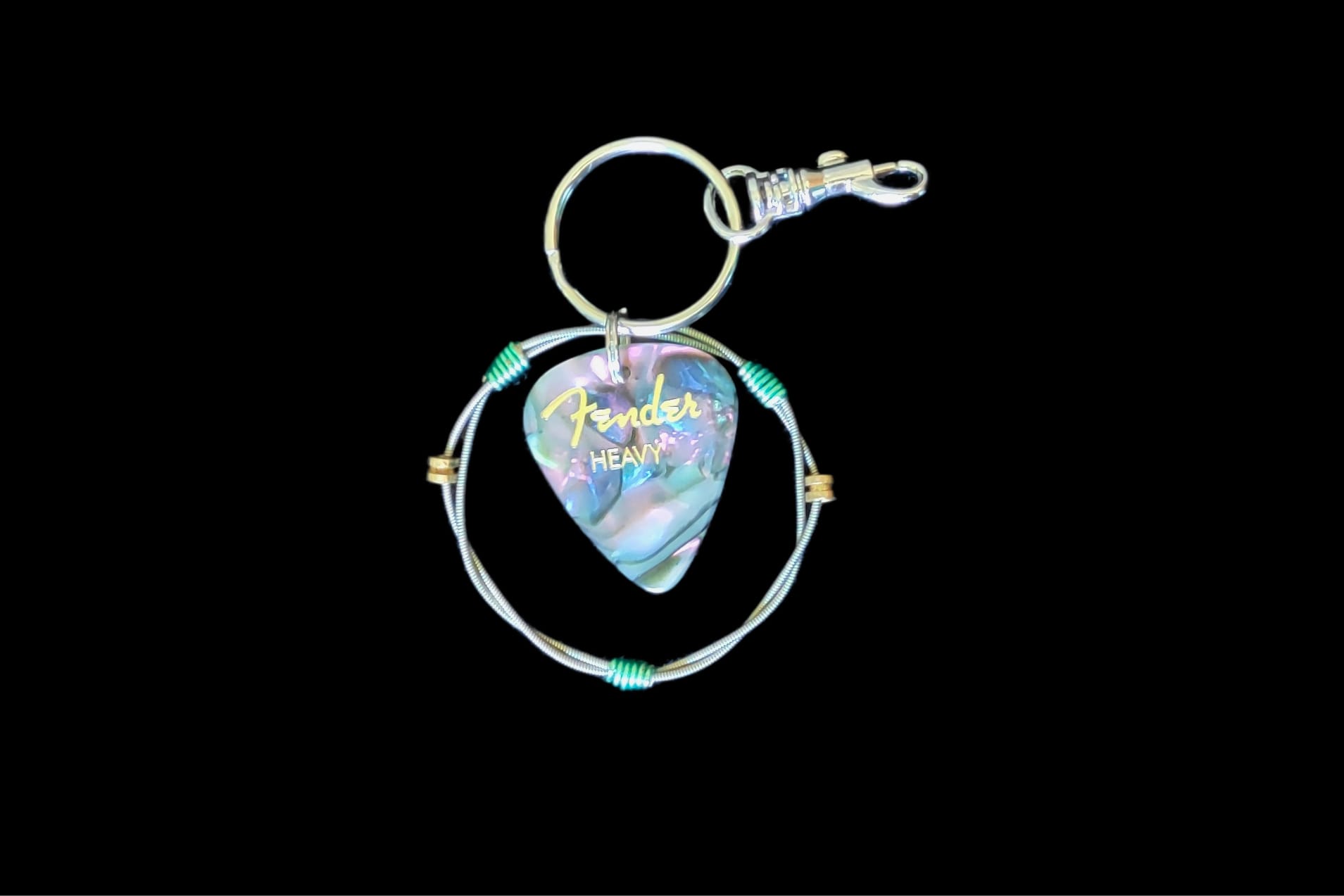 Fender "Marble" Guitar String Keychain