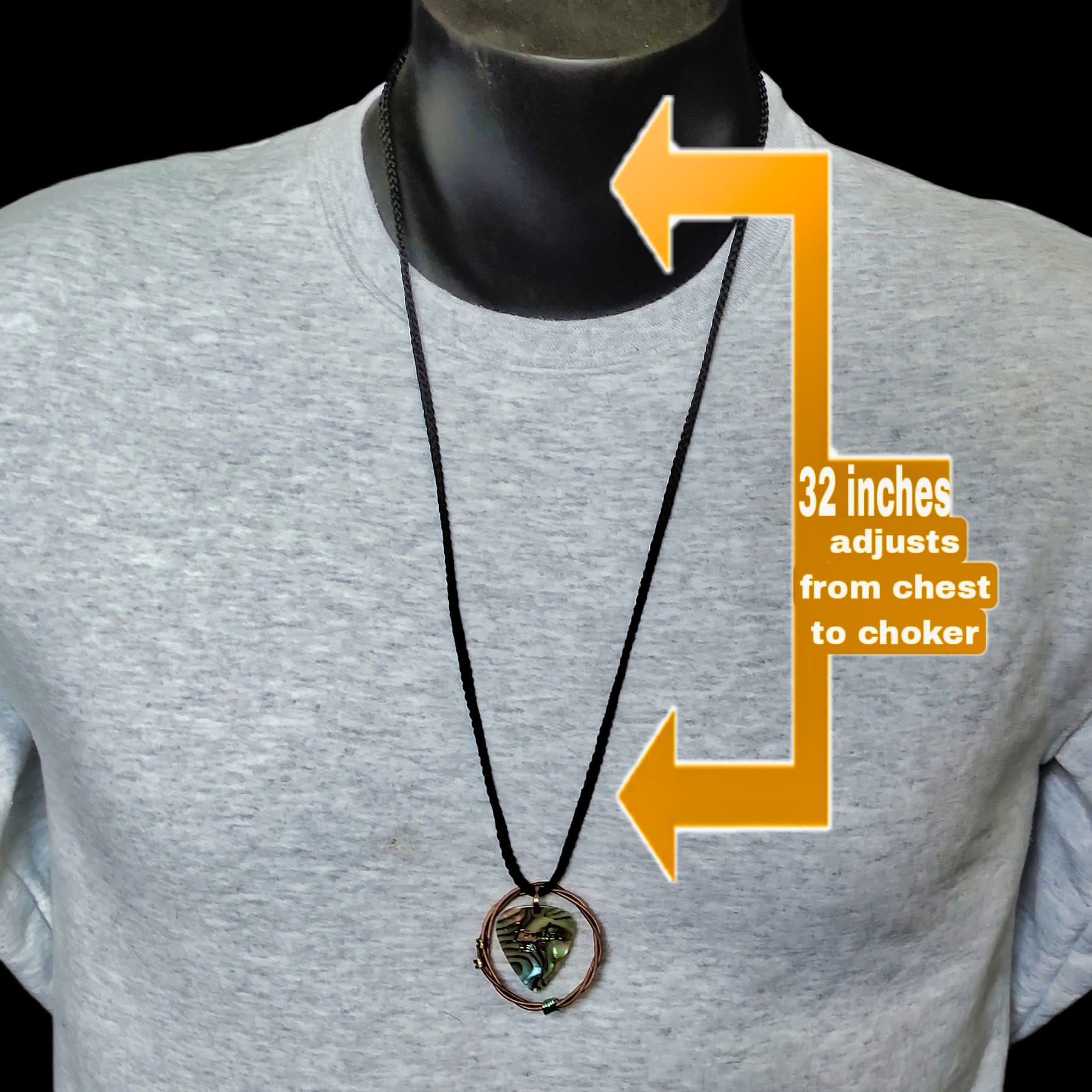 Fender "Marble" Guitar String Necklace - Image 3