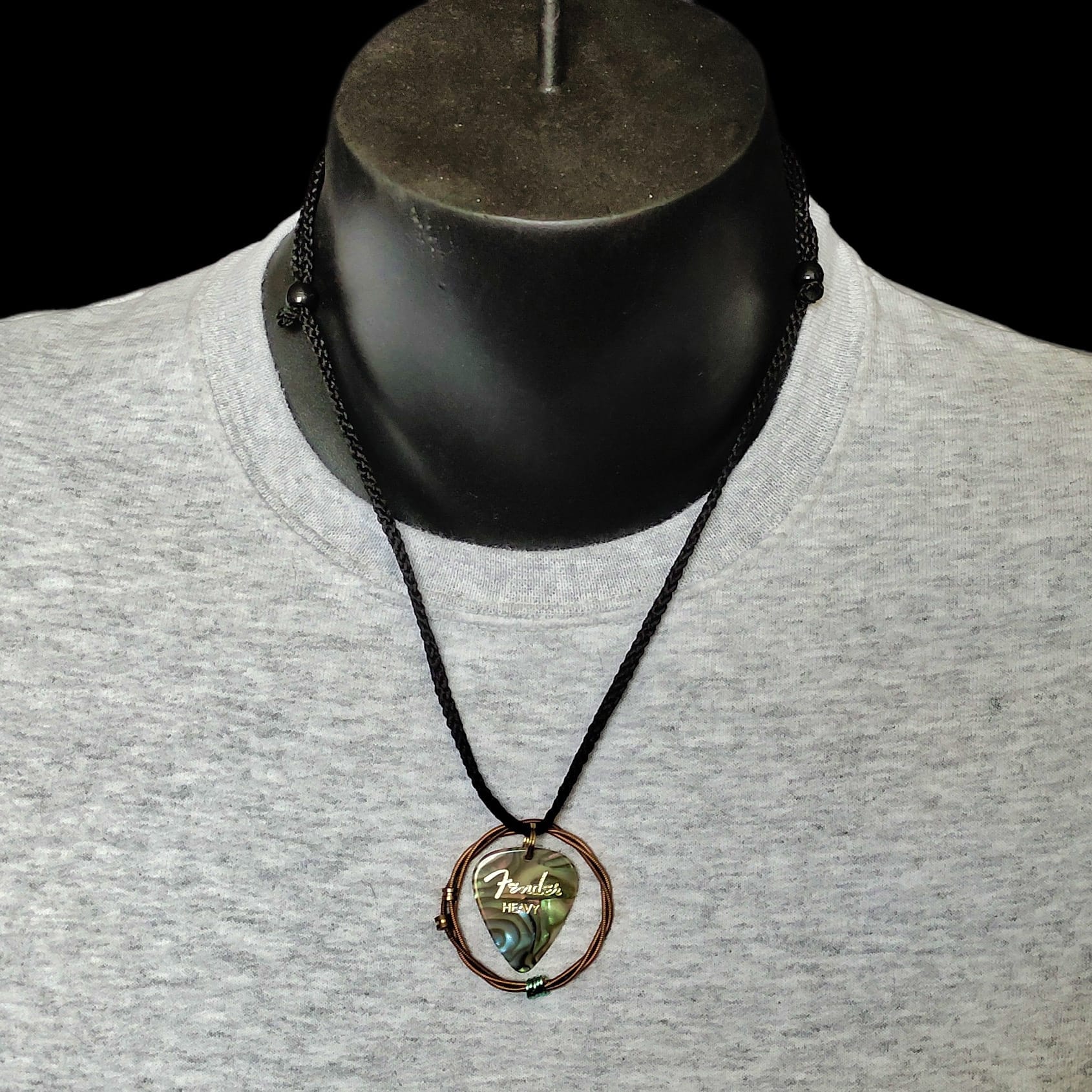Fender "Marble" Guitar String Necklace - Image 4