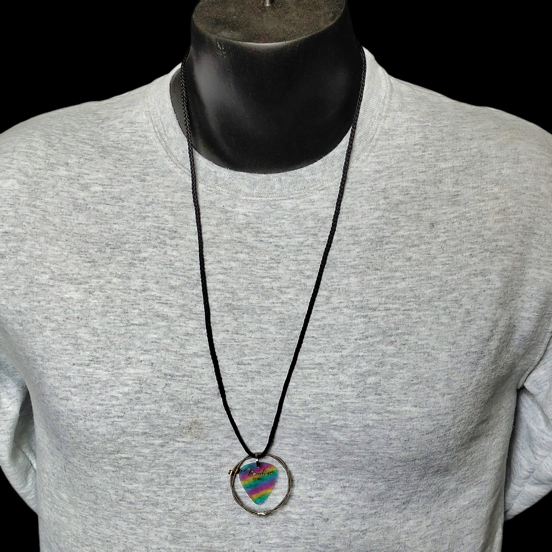 Fender "Rainbow" Guitar String Necklace