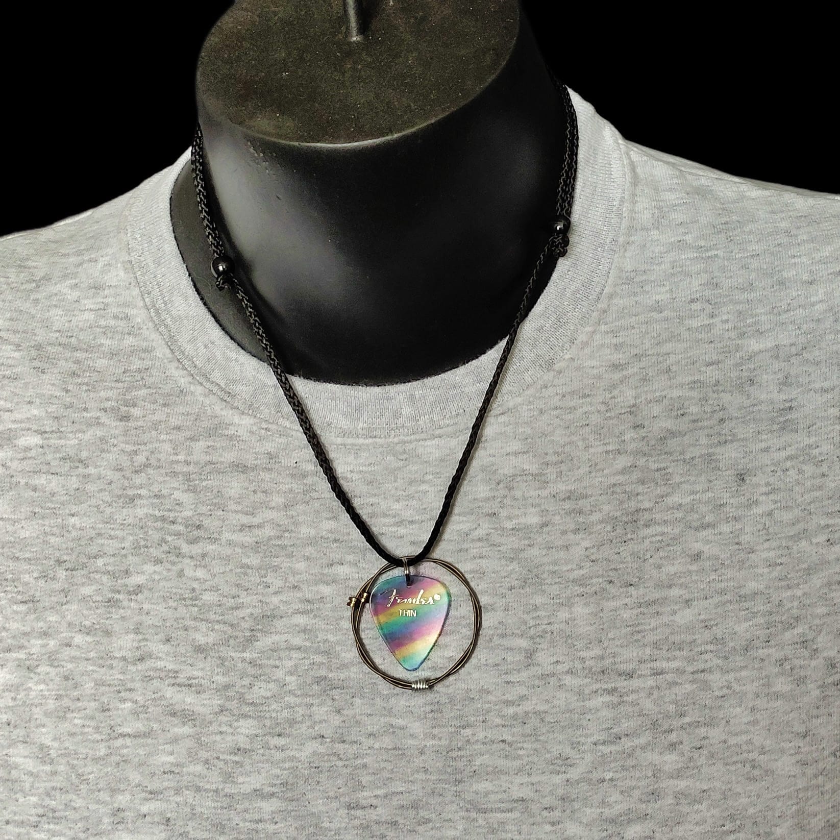 Fender "Rainbow" Guitar String Necklace - Image 4