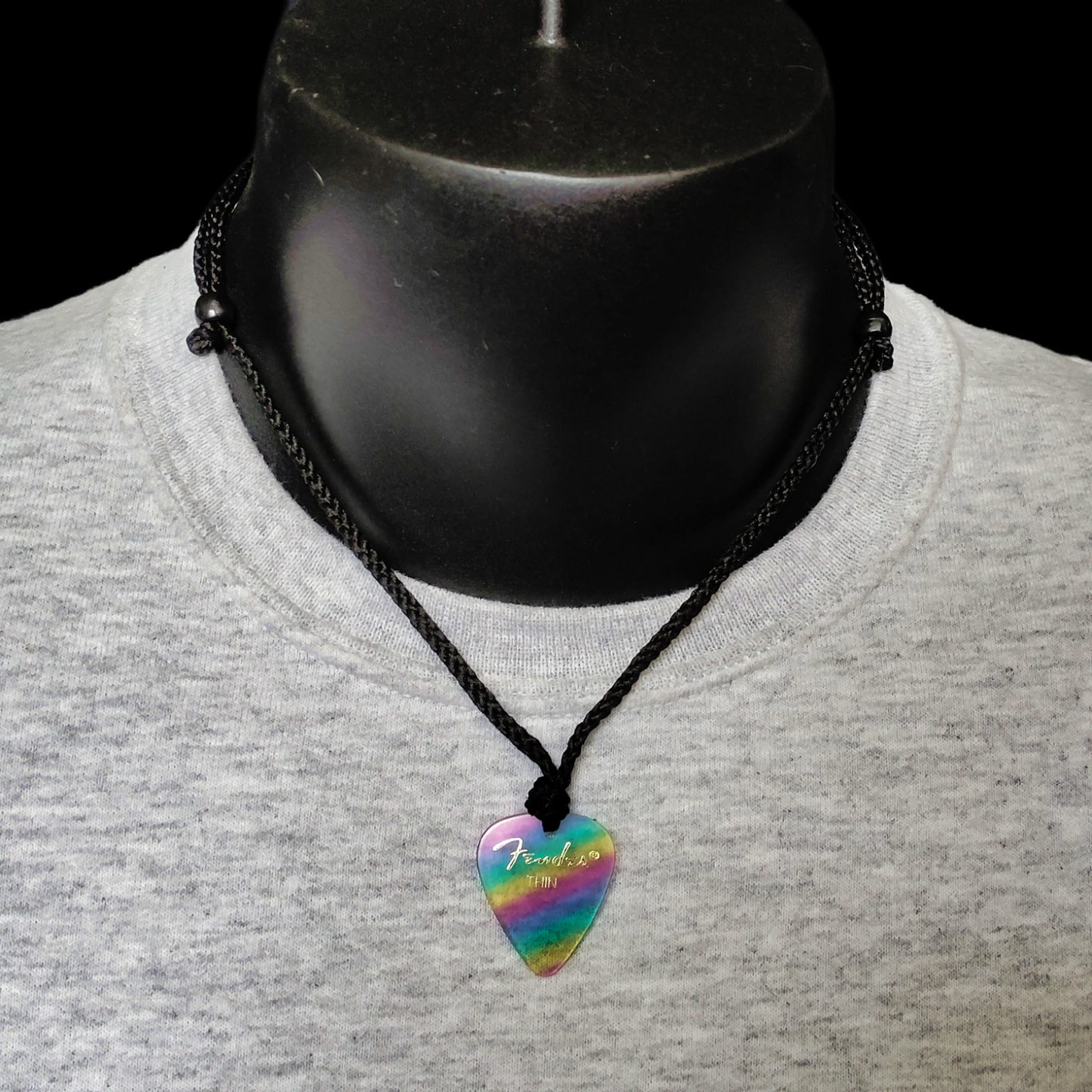 Fender Rainbow Adjustable Guitar Pick Necklace by Restrumed - Image 3