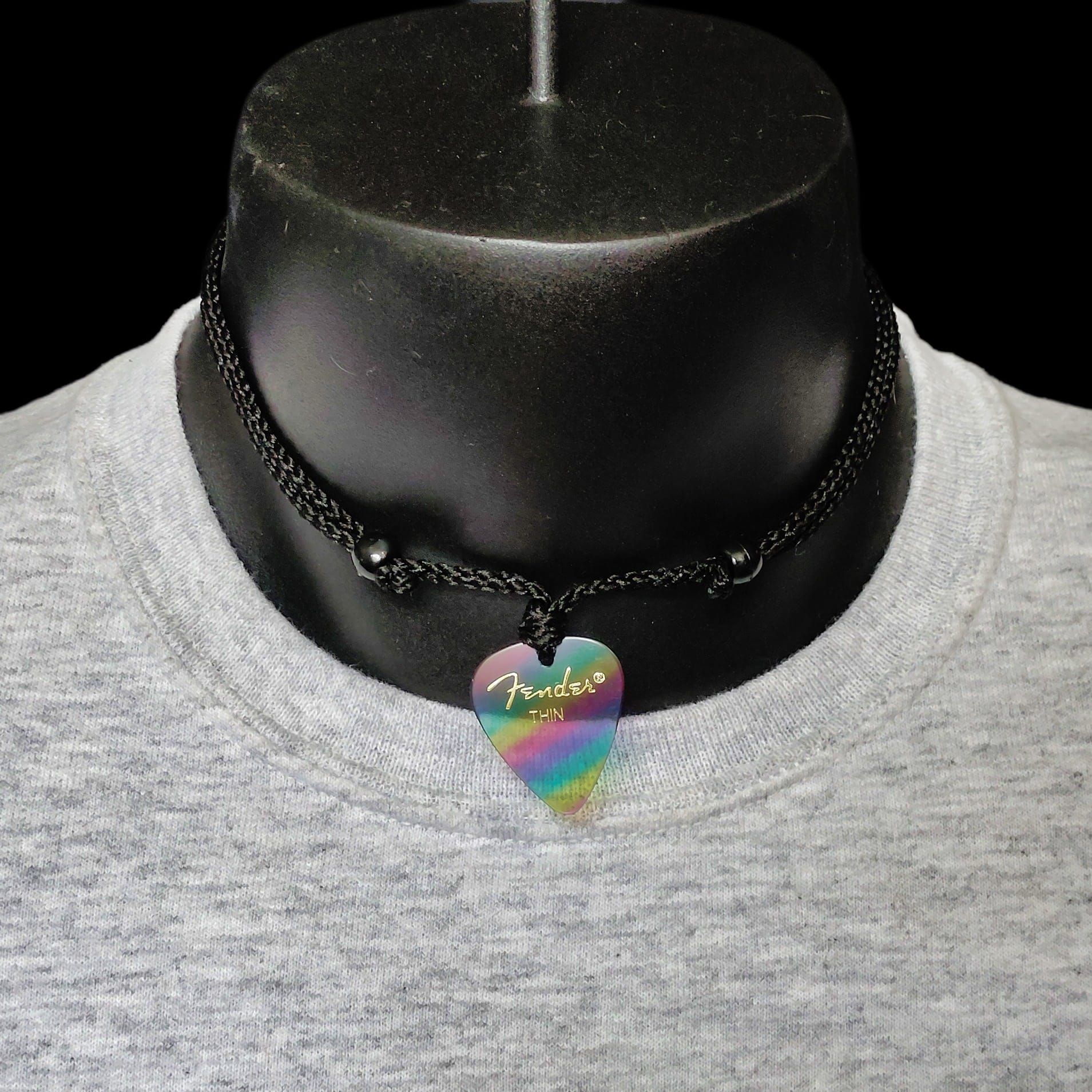 Fender Rainbow Adjustable Guitar Pick Necklace by Restrumed - Image 4