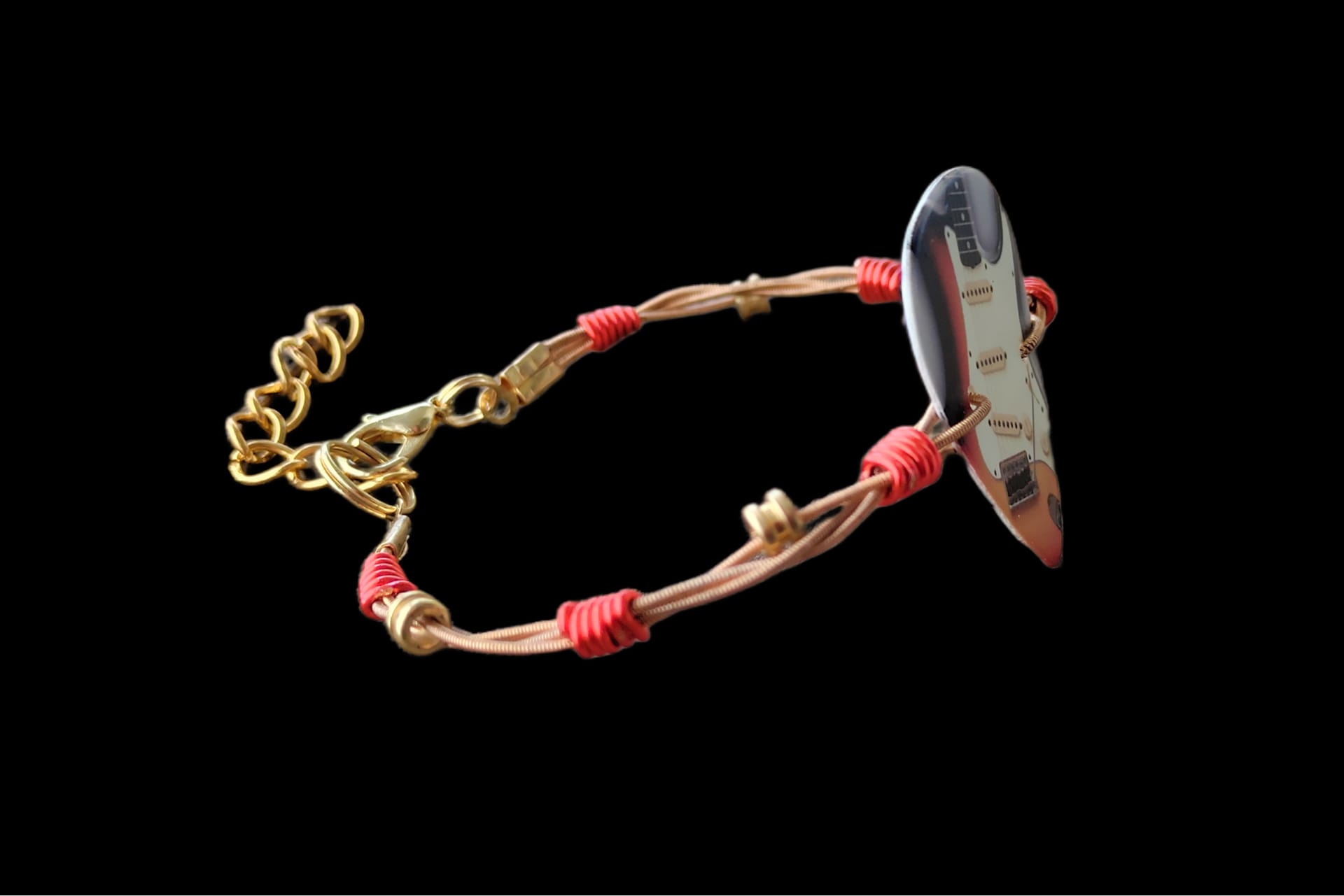 Fender "Stratocaster" Guitar String Bracelet - Image 8