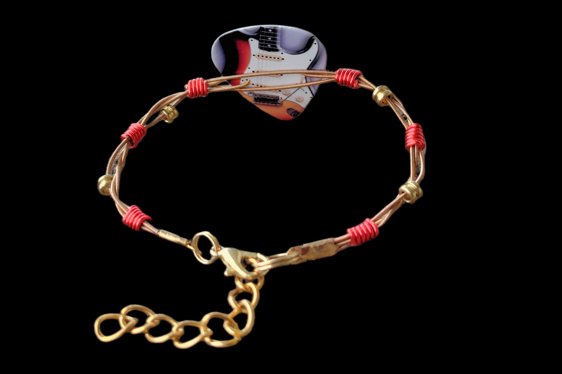 Fender "Stratocaster" Guitar String Bracelet - Image 9