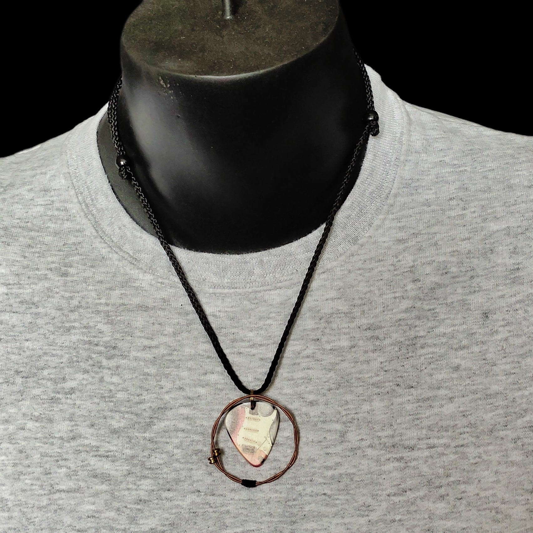 Fender "Stratocaster" Guitar String Necklace - Image 4