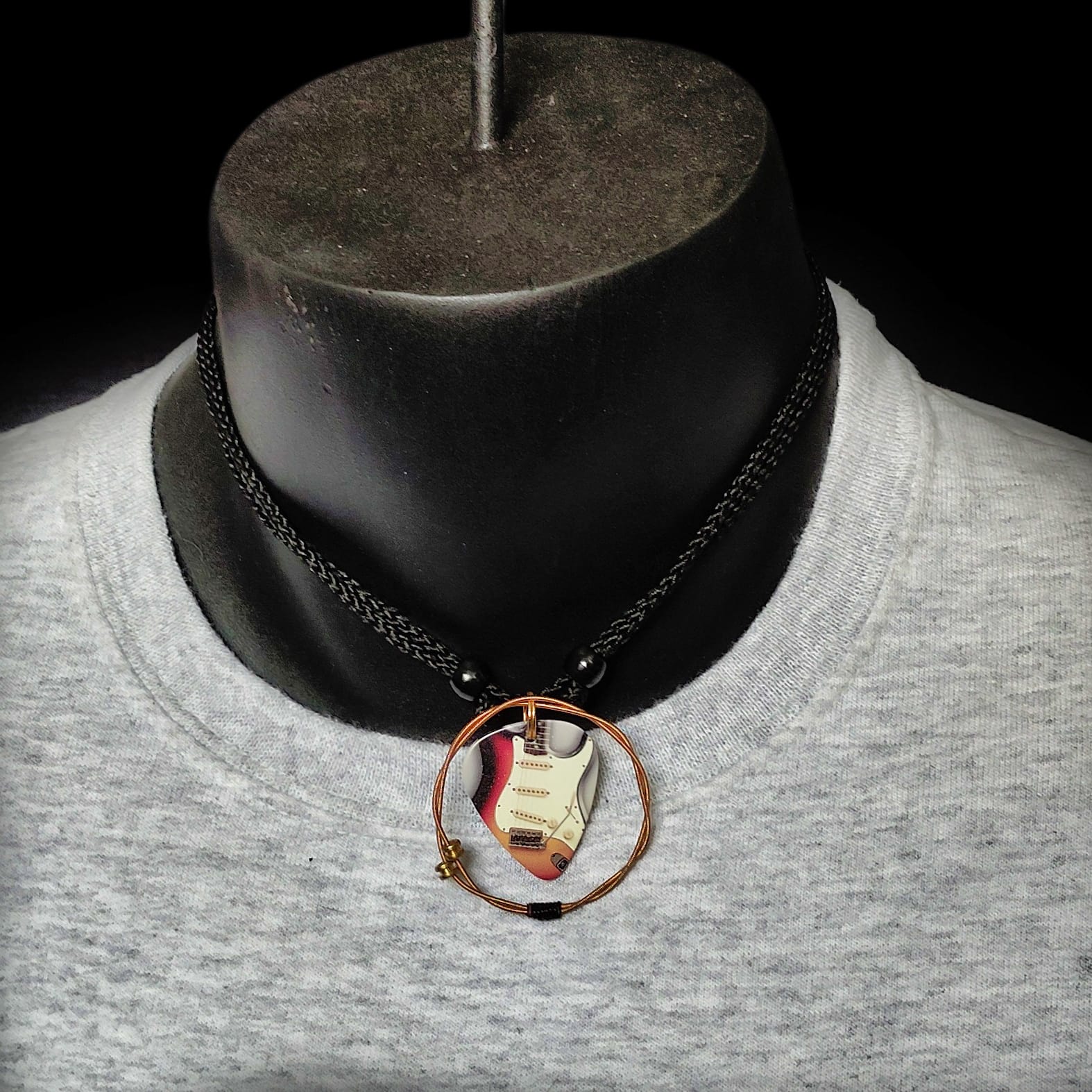 Fender "Stratocaster" Guitar String Necklace - Image 5