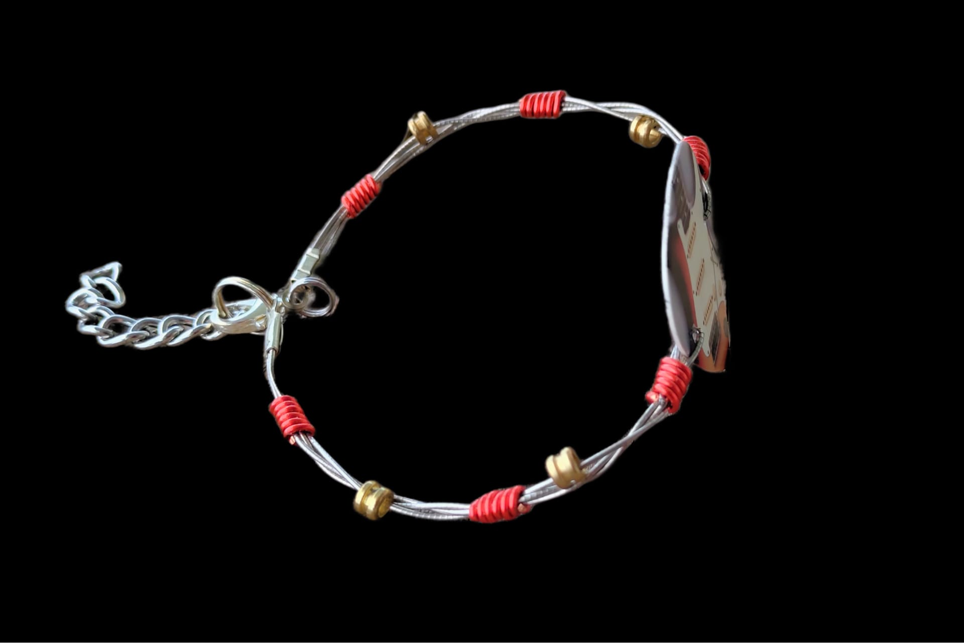 Fender "Stratocaster" Guitar String Bracelet - Image 3