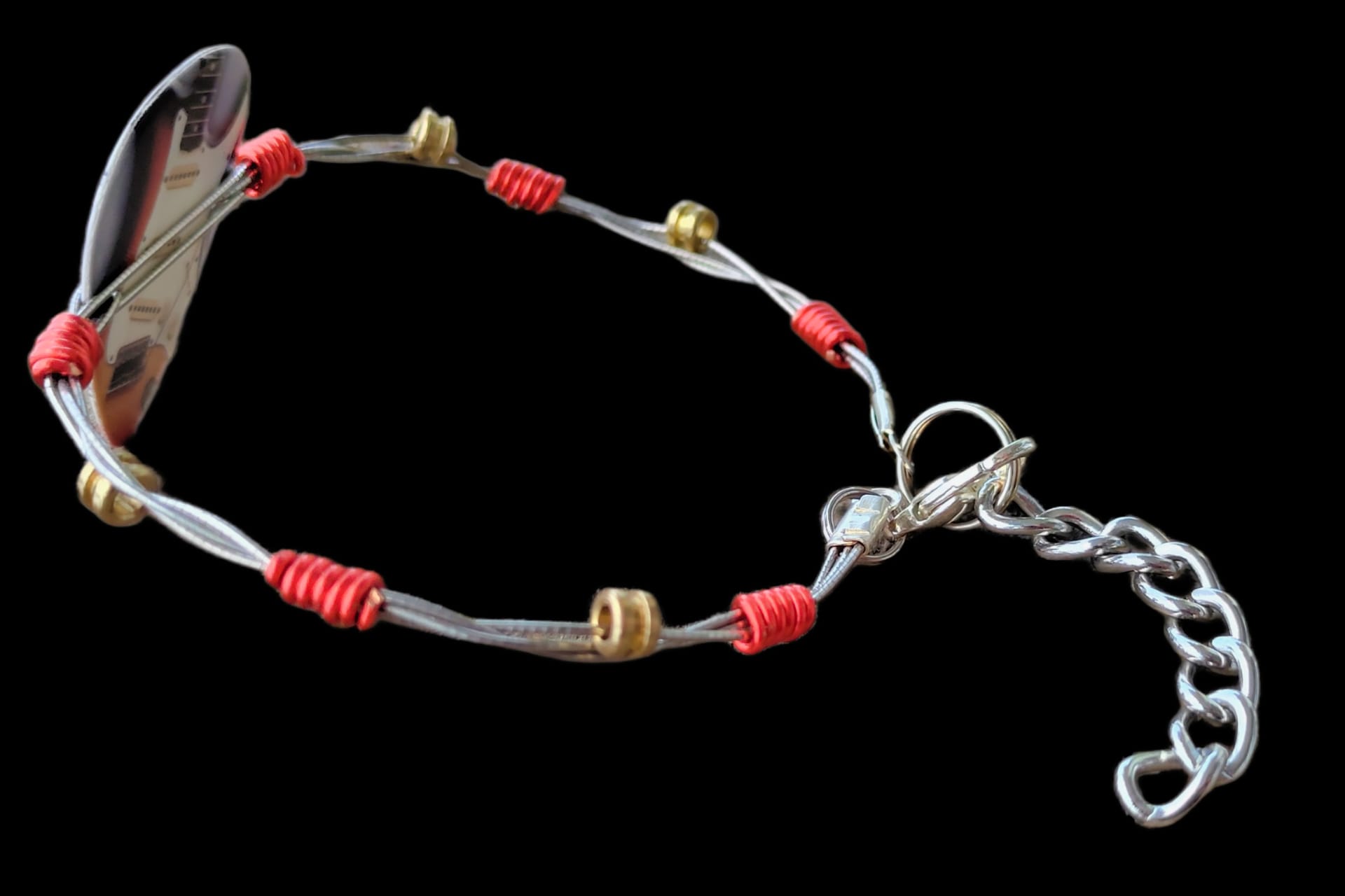 Fender "Stratocaster" Guitar String Bracelet - Image 5