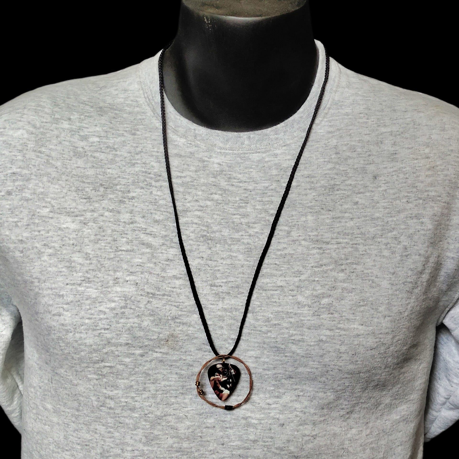 Guns N' Roses Guitar String Necklace with Axl Rose