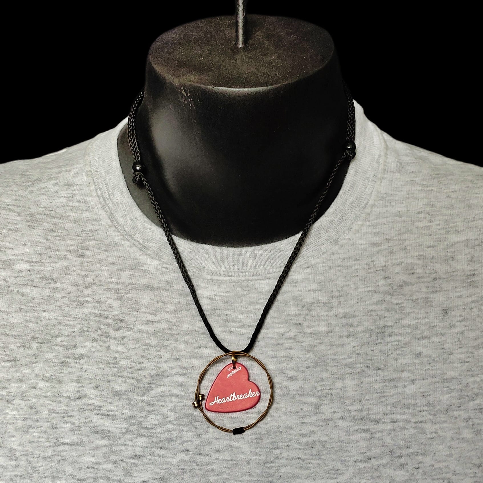 "Heartbreaker" Guitar String Necklace - Image 4