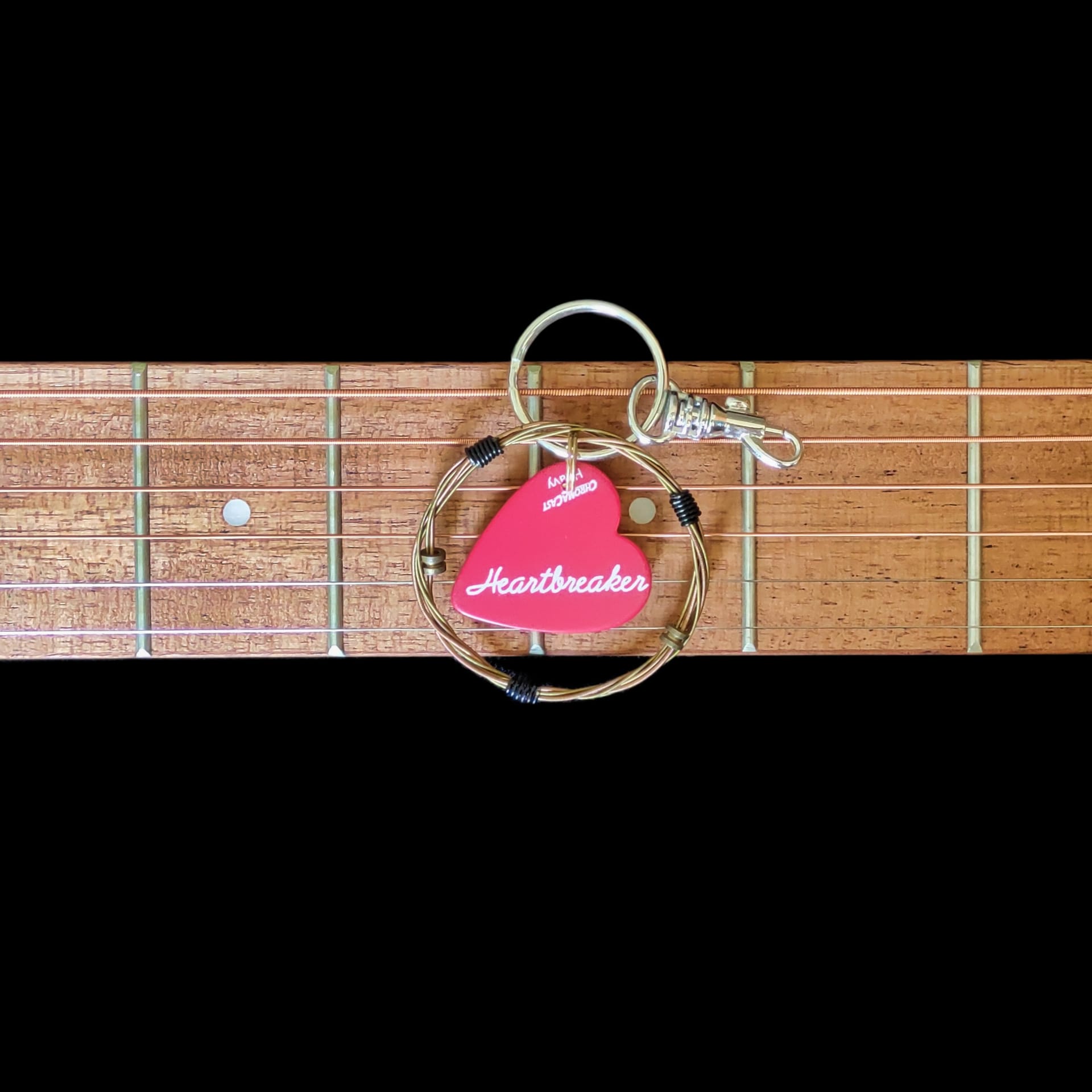 "Heartbreaker" Guitar String Keychain - Image 5