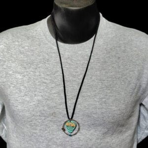 "Hippie Bus" Guitar String Necklace