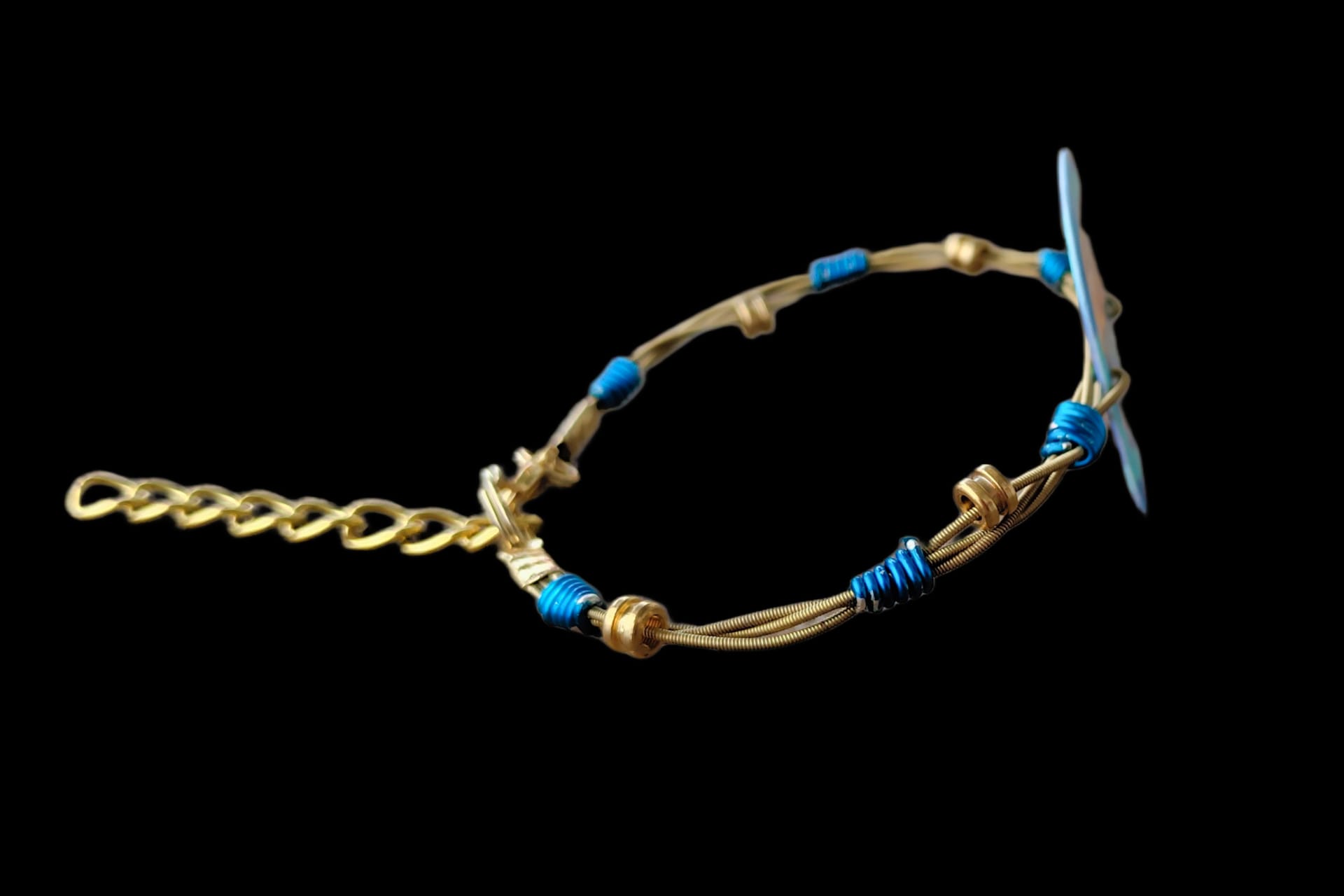 Hippie Bus Recycled Guitar String Bracelet by Restrumed - Image 7