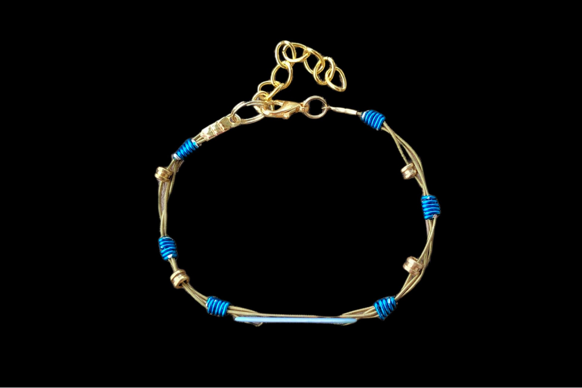 Hippie Bus Recycled Guitar String Bracelet by Restrumed - Image 10