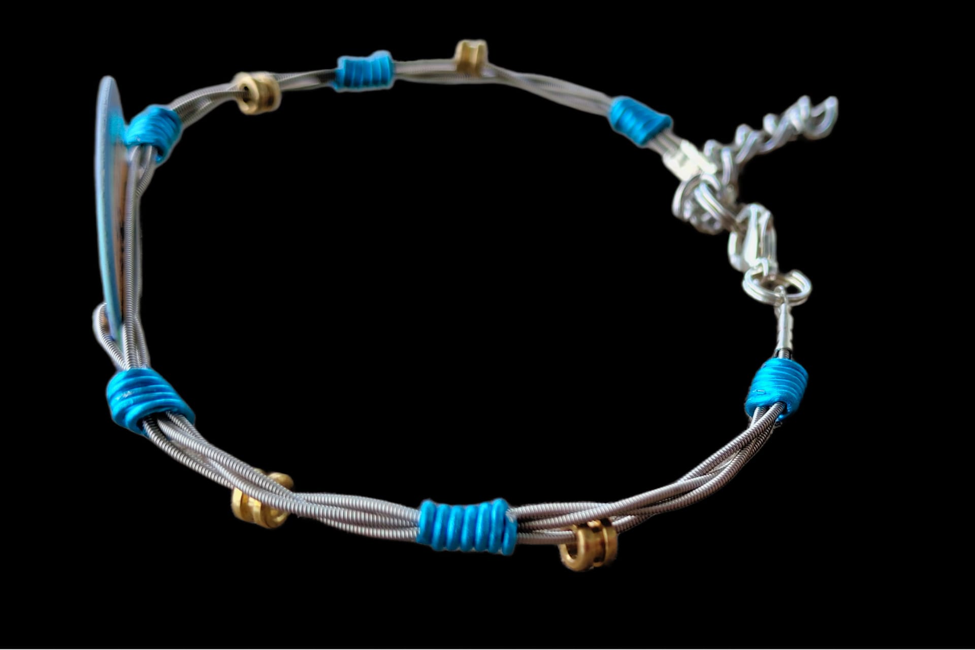 Hippie Bus Recycled Guitar String Bracelet by Restrumed - Image 4
