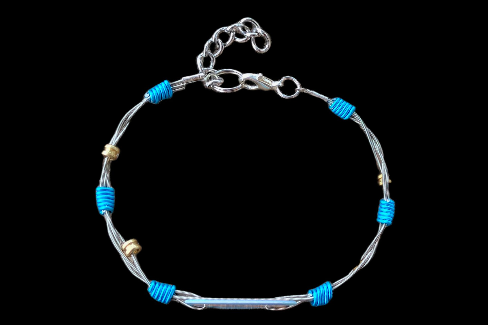 Hippie Bus Recycled Guitar String Bracelet by Restrumed - Image 5