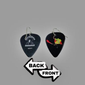 Jimi Hendrix "Band of Gypsys" Guitar Pick Earrings - Image 13