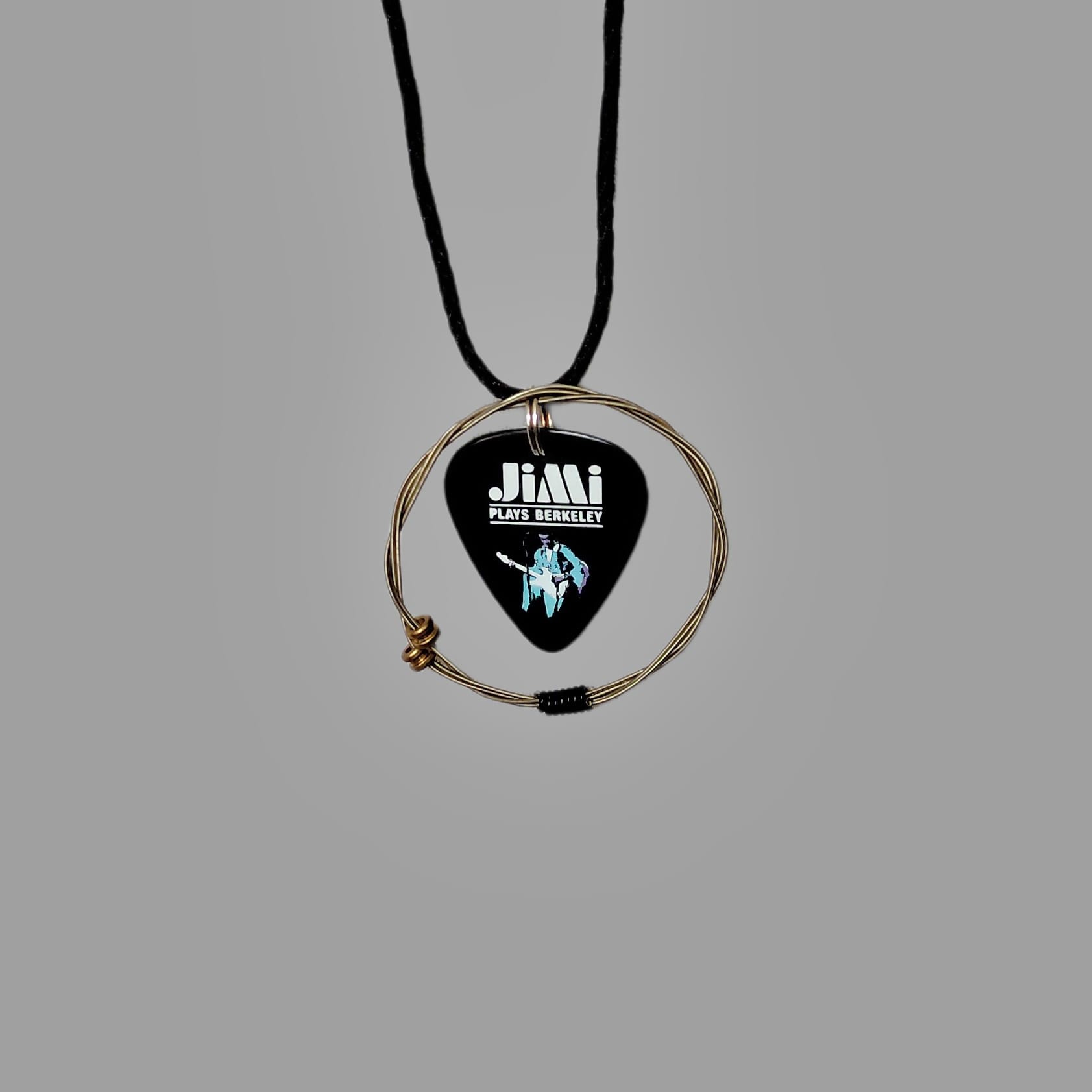 Jimi Hendrix Guitar String Necklace "Jimi Plays Berkeley" - Image 6
