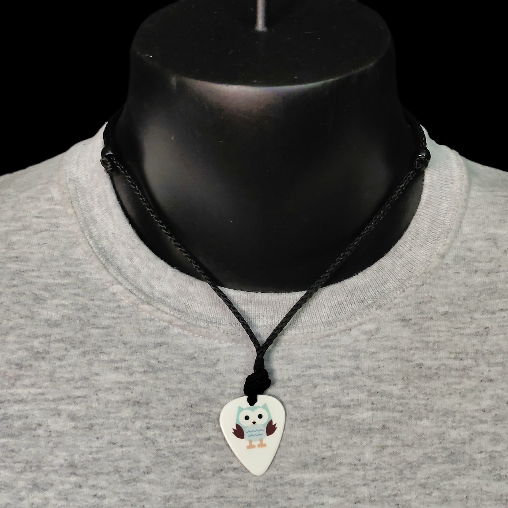 Owl Guitar Pick Necklace - Image 6