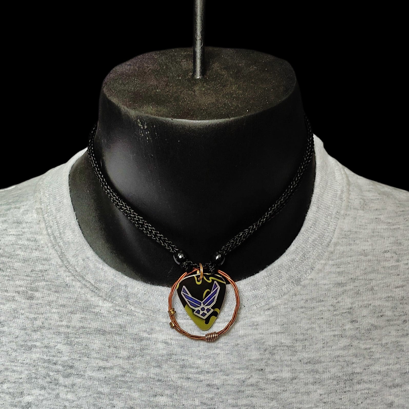 US Air Force Guitar String Necklace - Image 5