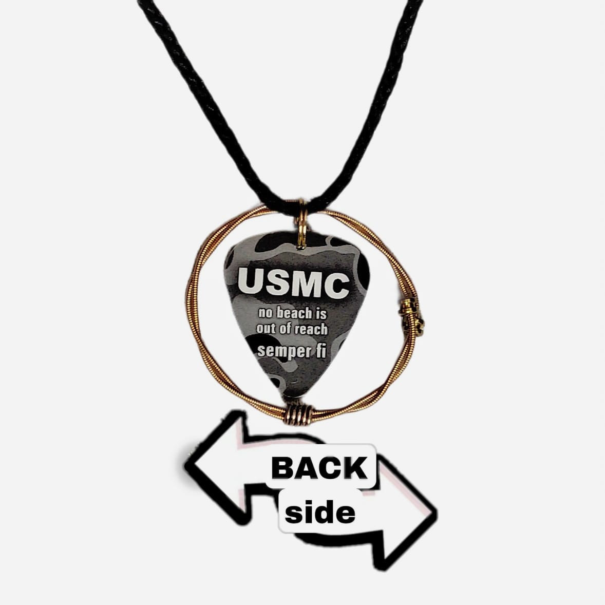 US Marines Guitar String Necklace - Image 7