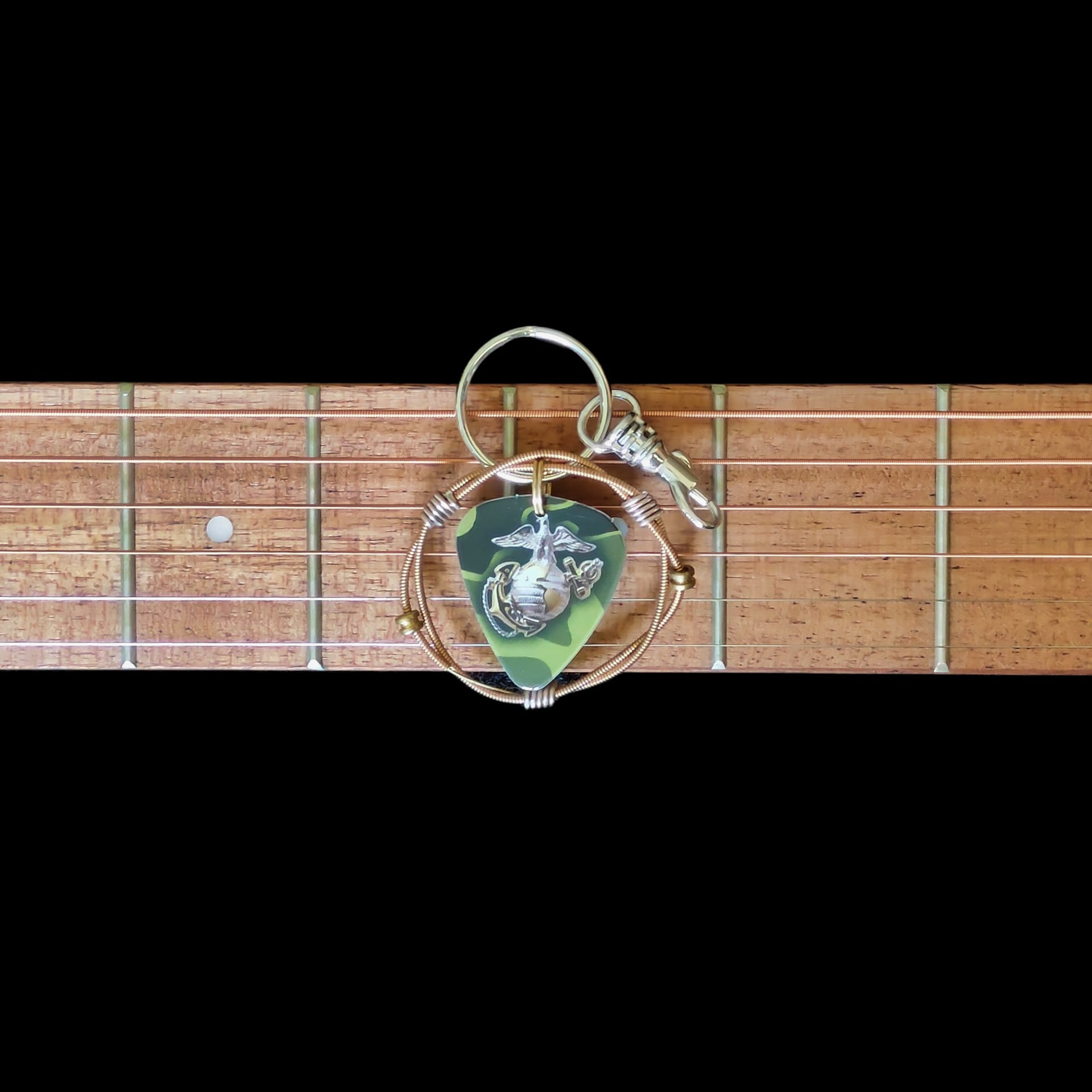 US Marines Guitar String Keychain - Image 5