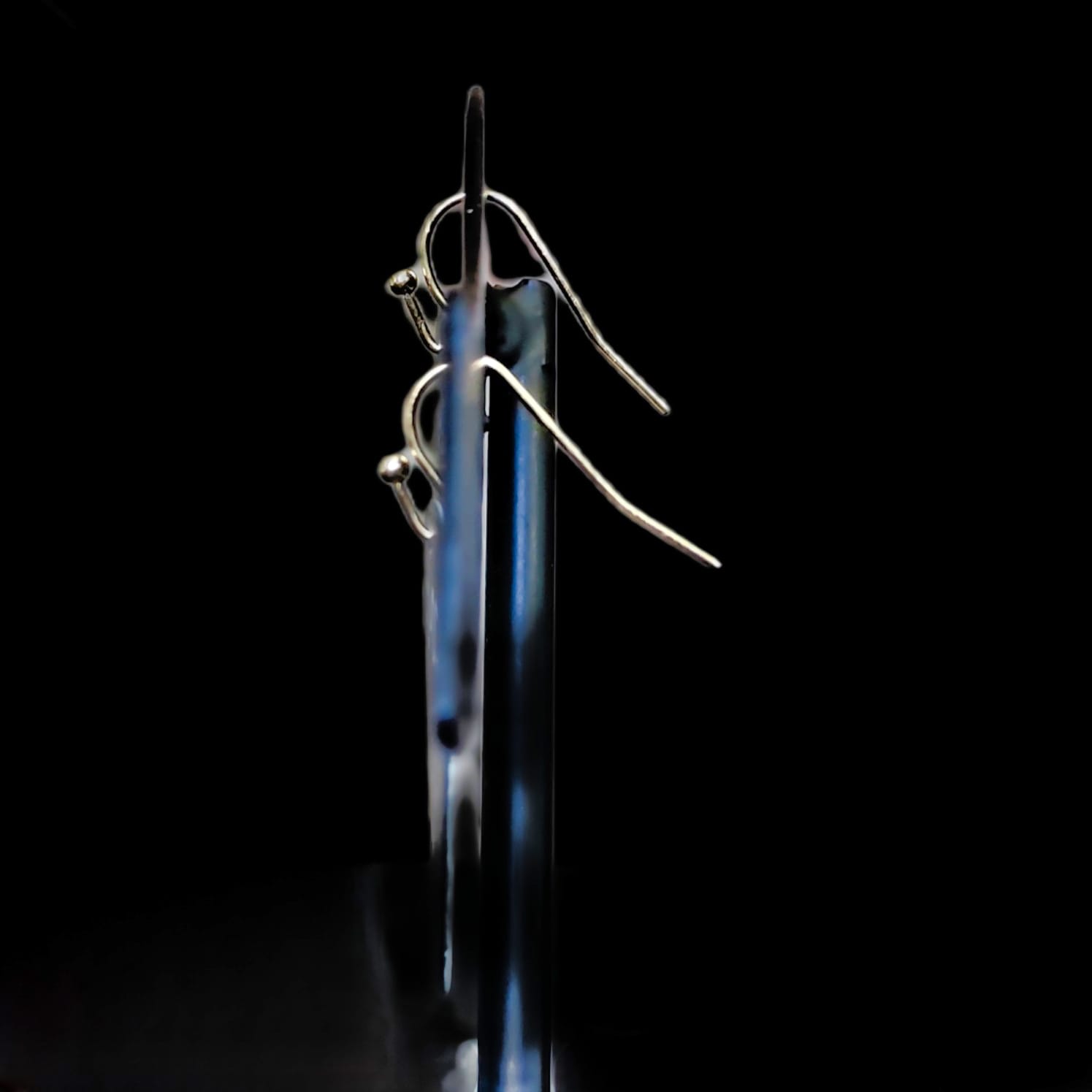 ACDC Guitar Pick Earrings with Rock and Roll Train - Image 8