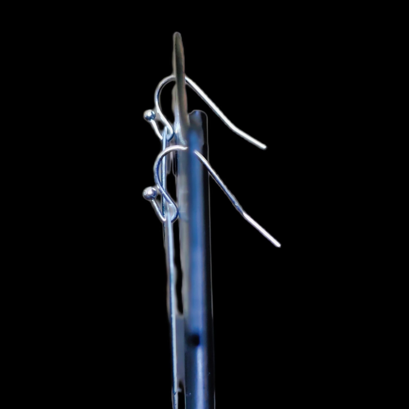 ACDC "Back in Black" Guitar Pick Earrings - Black Volts - Image 10