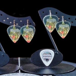 Clayton Guitar Pick Earrings - Image 2