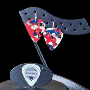 Fender "Confetti" Guitar Pick Earrings