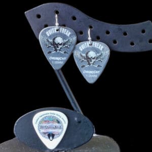 "Guitar Freak" Guitar Pick Earrings