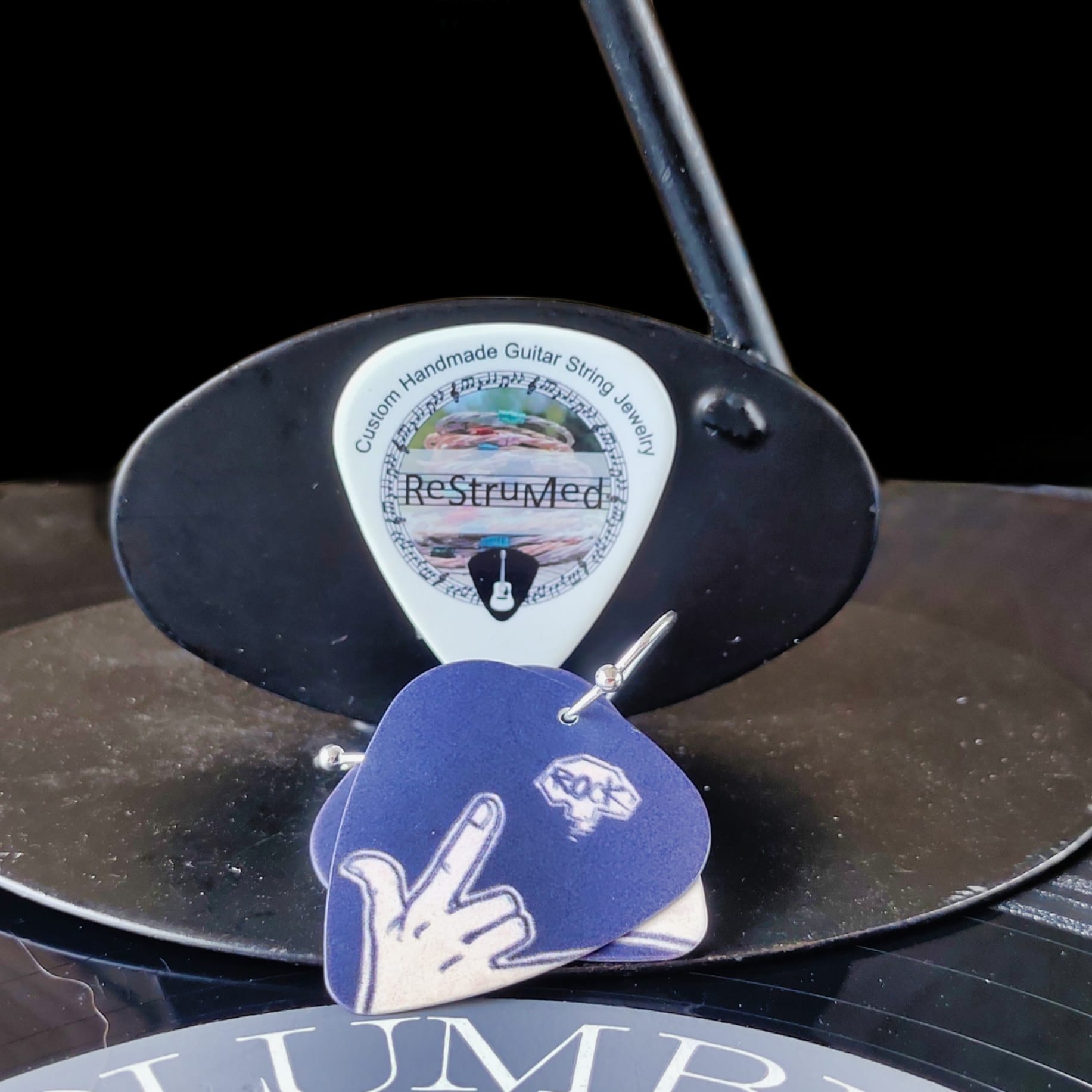 "We Will Rock You" Guitar Pick Earrings - Image 18